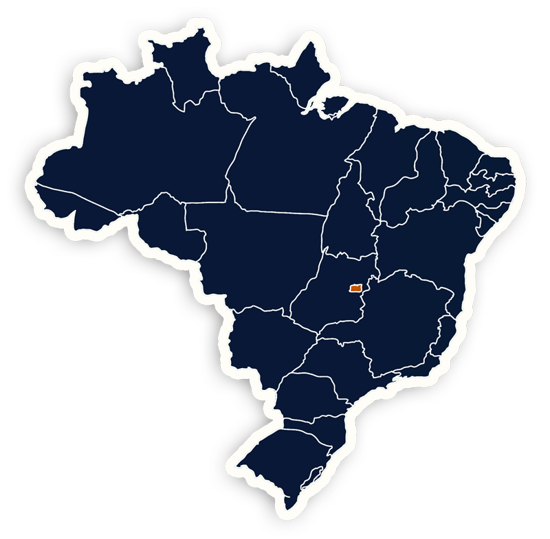Mapa Brasil Brasilia - Conta a Dois